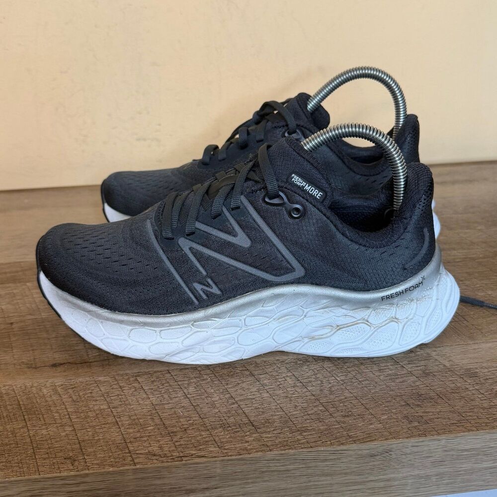 black New Balance Fresh Foam X More v4 running shoes women’s size 8